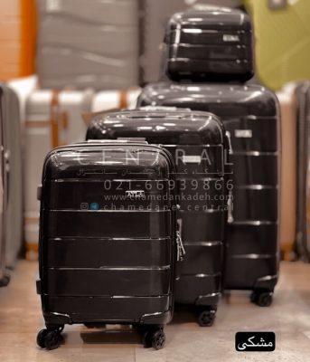 خرید چمدان آیلا الترا پلی کربنات نشکن مشکی