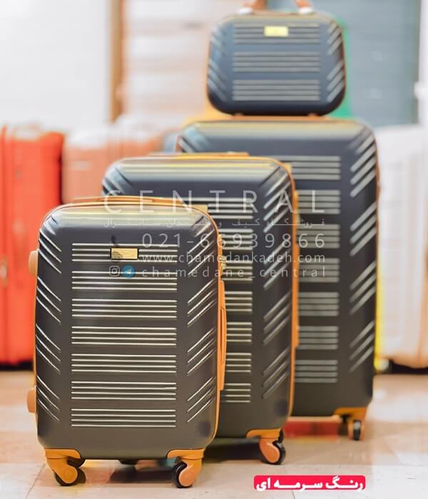 خرید چمدان اسکای برد الهیه پلی کربنات نشکن سرمه ای